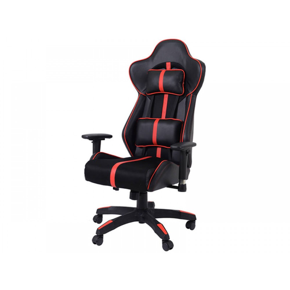 Office Gaming Chair - High Back Racing Seat - Black & Red