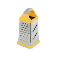 4-In-1 Stainless Steel Food Grater, Shredder & Slicer with Box Tray