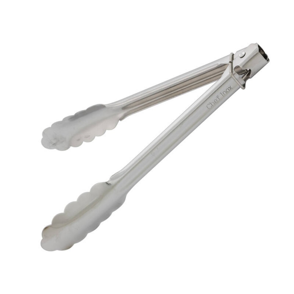 250mm Stainless Steel Kitchen Tongs - Commercial Quality