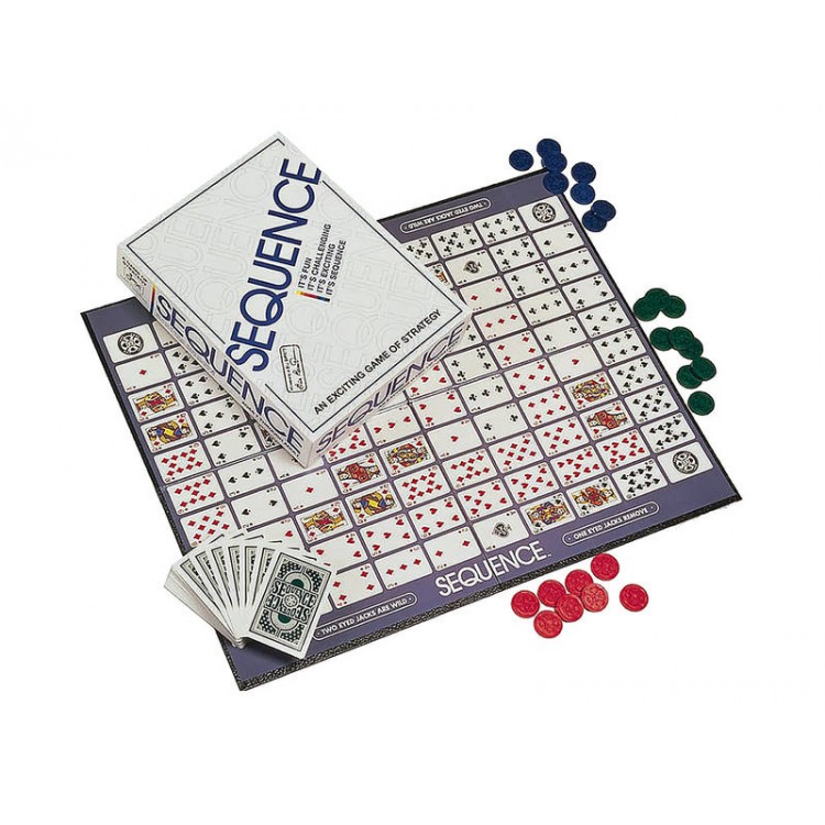 sequence game board